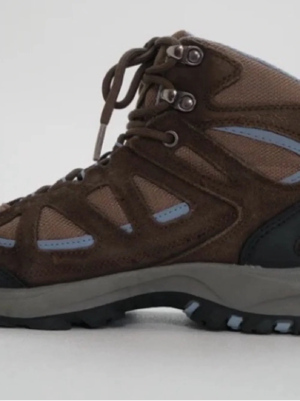 Women's Brown Lace-Up Ankle Hiking Booties
